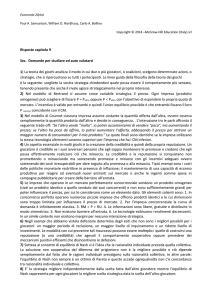 Oligopolio e teoria dei giochi