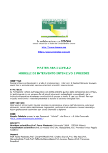 In collaborazione con IESCUM Istituto Europeo per lo Studio del