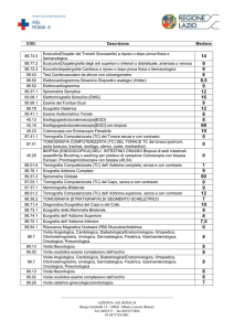 Riduzione Liste d`attesa aggiornate a Gennaio 2017
