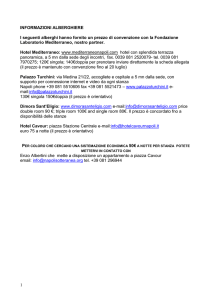 Informazioni alberghiere