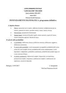programma potenziamento