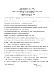 Programma Fisica seconde