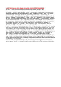l`importanza del sale iodato come prevenzione