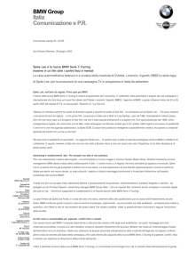 BMW Group Italia Comunicazione e P.R. BMW Group Italia
