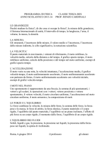 PROGRAMMA