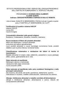 SCIENZE degli ALIMENTI quinte Eno-sala