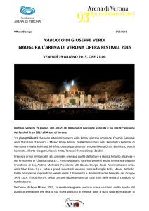 CS Nabucco - Première 19 Giugno 2015