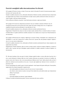 EserciziSincronizzazione