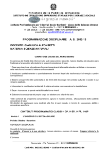 programmazione disciplinare as 2012-13