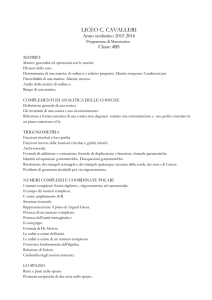 liceo scientifico “ cavalleri “ castano primo