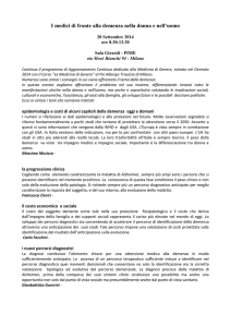 Schema dei Temi Convegno Ordine dei Medici di Milano