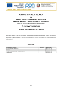 A – Scheda Tecnica - Istituto Comprensivo 2 "Vincenzo Russo"
