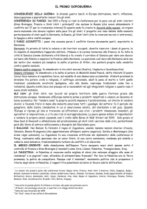 Primo Dopoguerra: schema discorsivo