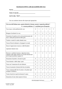 reflux cough questionnaire