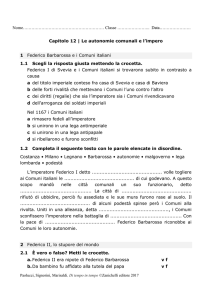 Le autonomie comunali e l`impero - Zanichelli online per la scuola