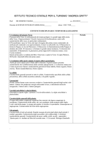 scienze della terra e biologia