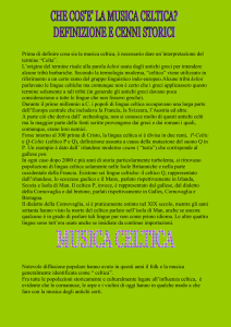 Il folk e la musica generalmente identificata come celtica ha avuto in