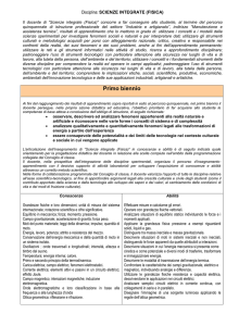 Disciplina: SCIENZE INTEGRATE (FISICA) - "G. Vallauri"