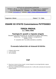 Testo III prova (PER GLI STUDENTI DELLA 5EA )