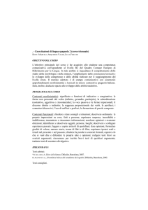 Esercitazioni di lingua spagnola 2 (corso triennale)