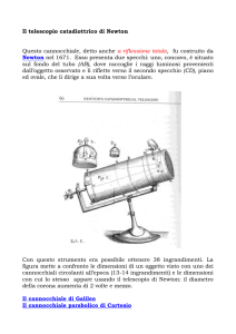 Il telescopio catadiottrico di Newton