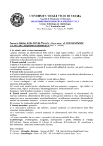 UNIVERSITA` DEGLI STUDI DI PARMA