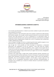 leggi la nostra interrogazione