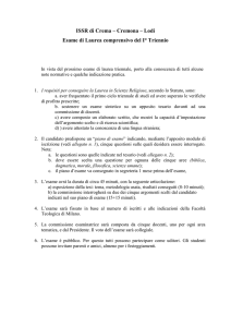 Tesario aggiornato 2017 - ISSR
