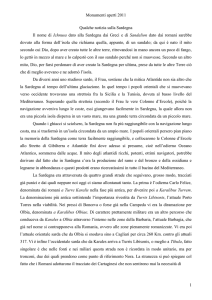 Monumenti aperti 2011 Qualche notizia sulla Sardegna Il nome di