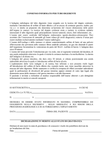 CONSENSO INFORMATO PER TUBO DIGERENTE
