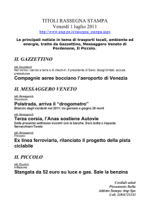 titoli rassegna stampa