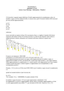 Esercitazione 2 Soluzione es 3-4