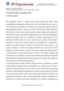 Il concetto di cultura- Raffaella