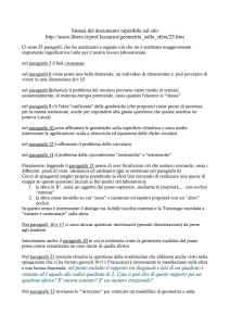 Sintesi del documento reperibile sul sito http://users.libero.it/prof