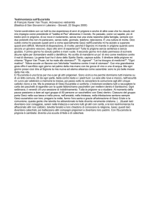 Testimonianza di François Xavier Van Thuan, Arcivescovo vietnamita