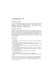 Storia del teatro greco e latino