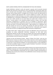 SANITÀ, QUINDICI DEFIBRILLATORI PER LA RIANIMAZIONE