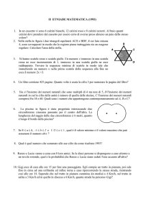 Quesiti 1993 - Dipartimento di Matematica e Informatica