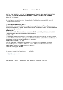 Programma di BIOLOGIA - Liceo Scientifico "LB Alberti"