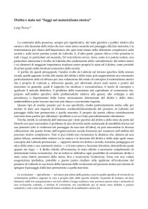 Diritto e stato nei “Saggi sul materialismo storico”