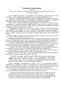 Nostalgia di riconciliazione - Madre della Riconciliazione e della Pace