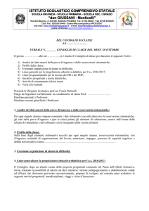 verbale n. - Scuola Don Giussani