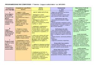 Programmazione-Latino-primo-biennio-2012