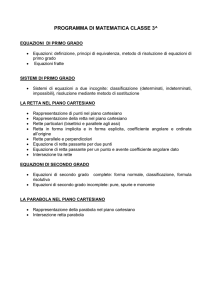 matematica - Istituto Boselli