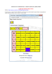 giochi con i numeri binari
