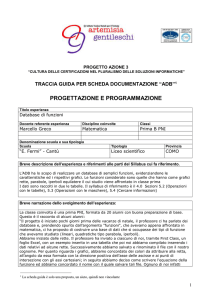 Scheda conclusiva - Liceo Fermi