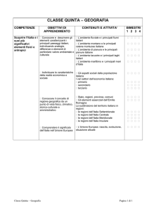 Geografia_quinta - Educare ad essere