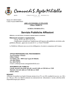 Partita IVA 00474710837 Codice Fiscale 84000470835 AREA