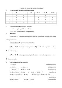 tavole di teoria - Classe delle Lauree in Scienze Biologiche