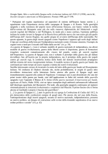 G. Spini: il mito della Spagna nel Risorgimento it